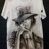 Hand-painted T-shirt Daisuke Jigen