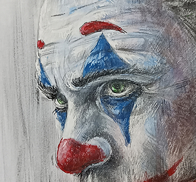 T shirt "Joker J.Phoenix" dipinta a mano - immagine 8