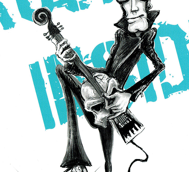 "Rocker inside" stampa digitale su cartoncino - immagine 2