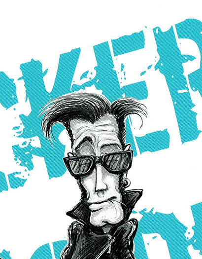 "Rocker inside" stampa digitale su cartoncino - immagine 3