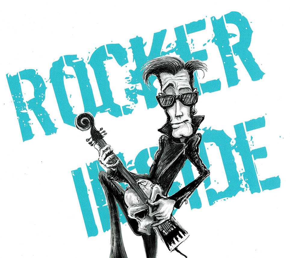"Rocker inside" stampa digitale su cartoncino - immagine 4