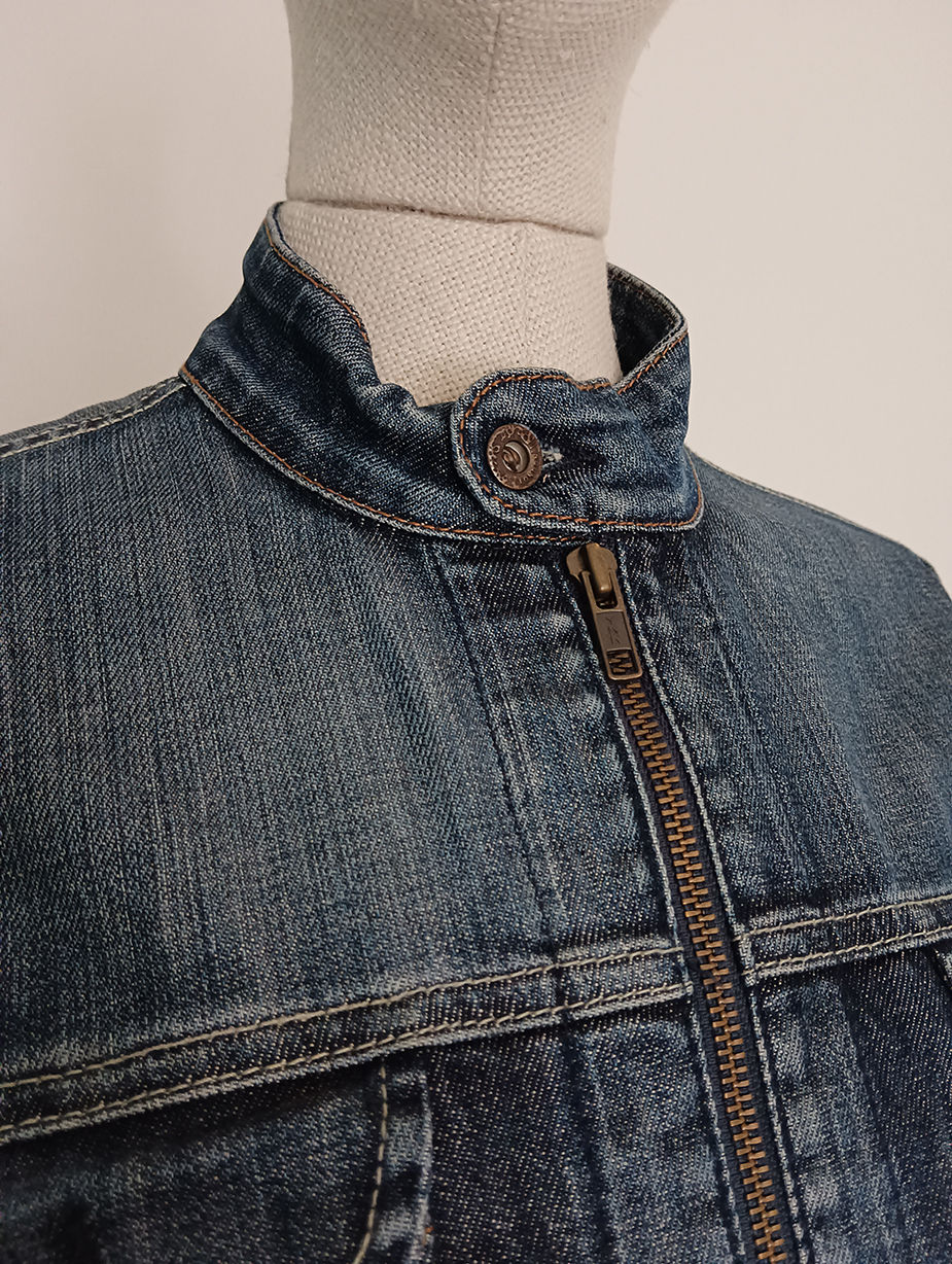 Giacca di Jeans Custom "Bad girl" – Pezzo Unico Dipinto a Mano - immagine 15