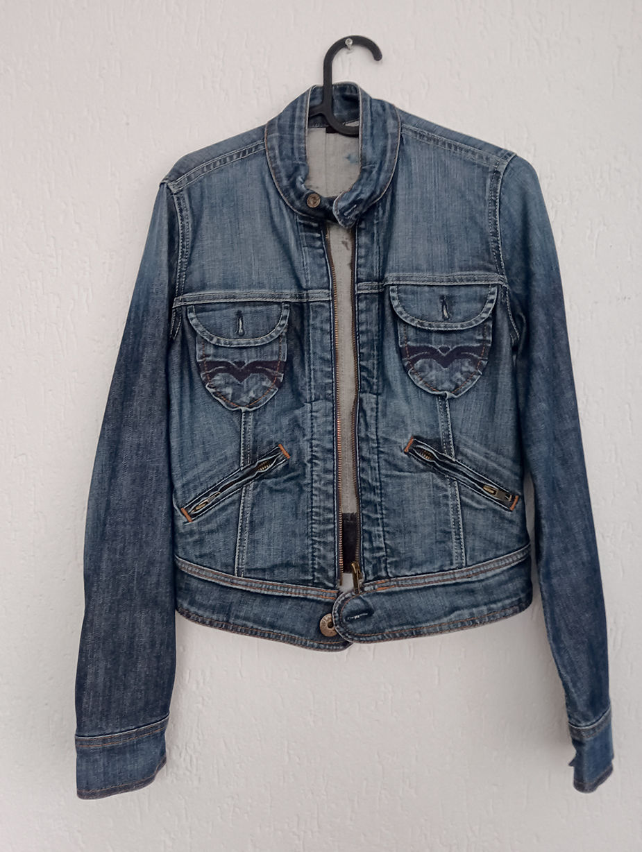Giacca di Jeans Custom "Bad girl" – Pezzo Unico Dipinto a Mano - immagine 10